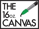 The 16 oz. Canvas Logo